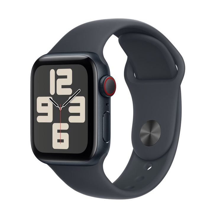 Apple Watch SE (2nd Gen) GPS + Cellular 40mm Midnight Aluminium Case with Midnight Sport Band - M/L