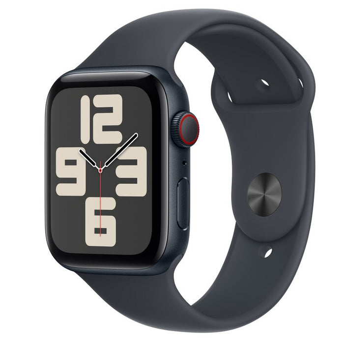 Apple Watch SE (2nd Gen) GPS + Cellular 44mm Midnight Aluminium Case with Midnight Sport Band - S/M