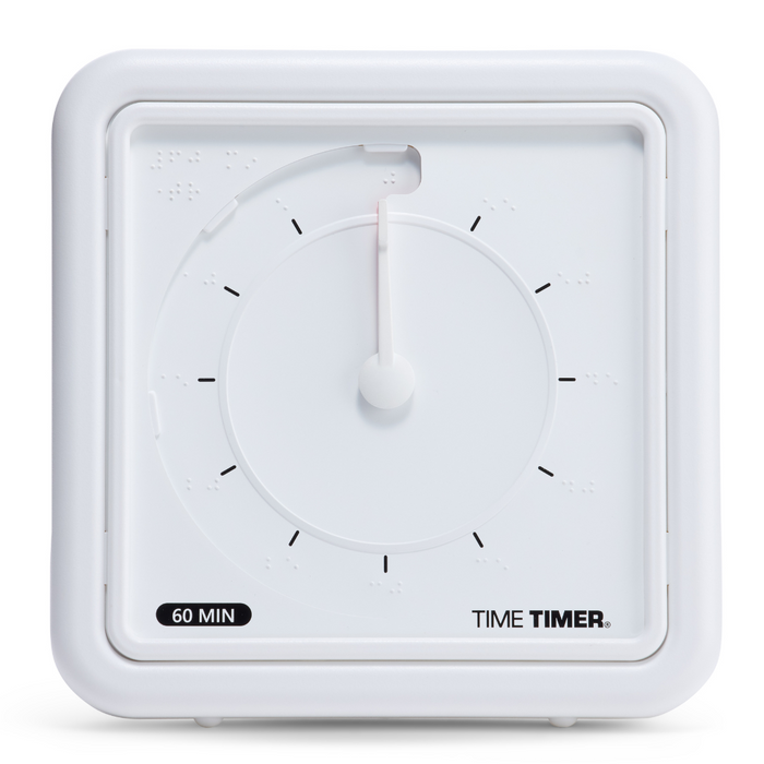 Time Timer Braille (8 Inch) [Red Disk]