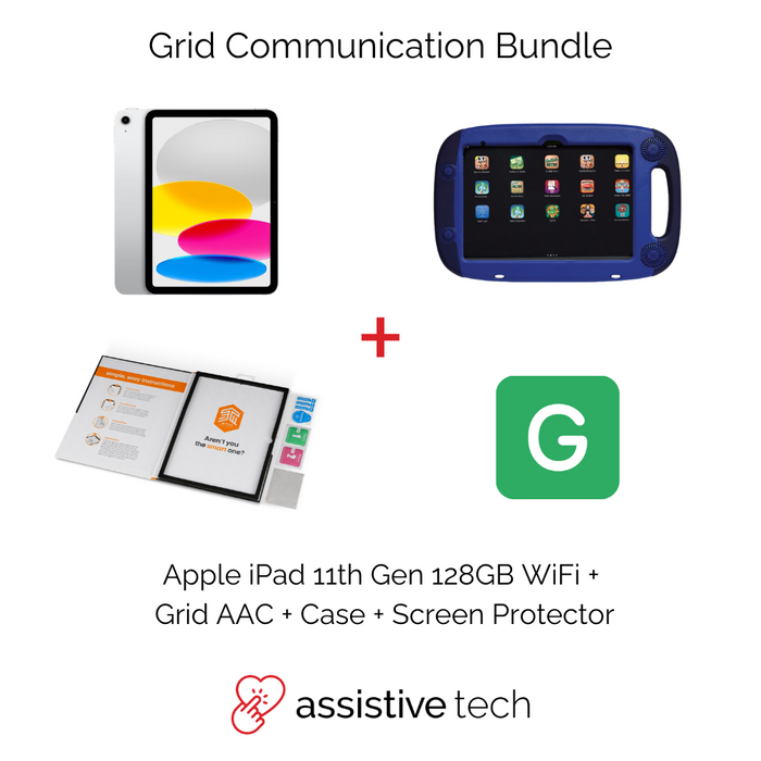 Grid AAC Rugged Communication Bundle (iPad 11th Gen/128GB + GoNow Case)