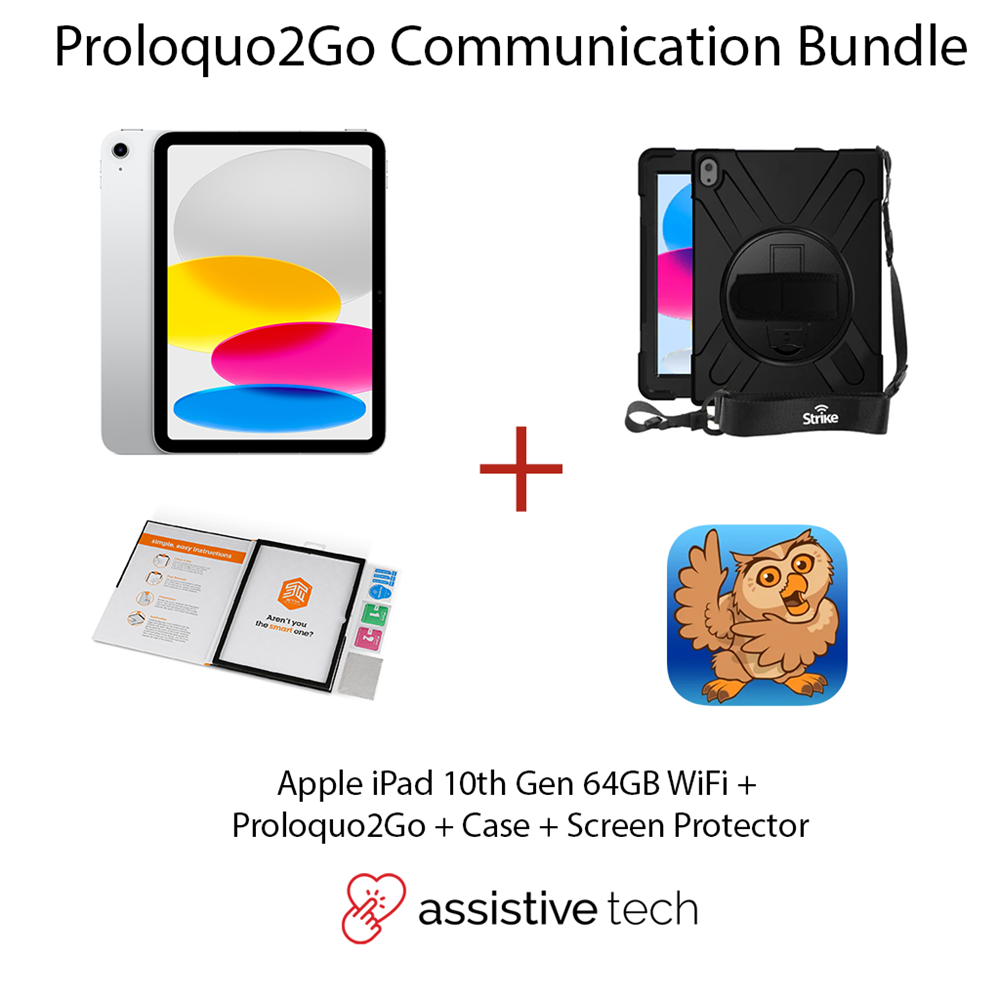 Proloquo2Go Communication Bundle (iPad 10th/Silver/64GB/Wi-Fi + SP + S ...